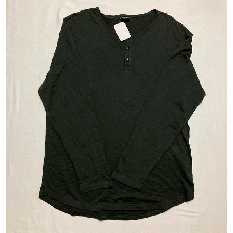 Longline Only Pajama Top Round Neck Grey XL