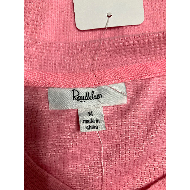 Roudelain Only Round Neck Long Sleeve Pink M