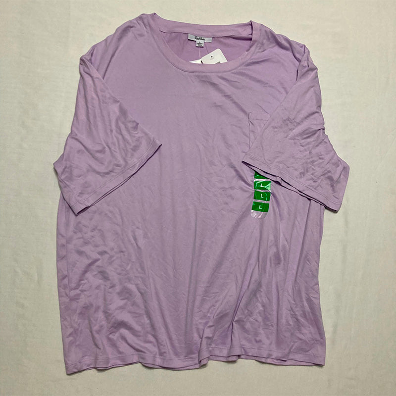 Roudelain Only Pajama Top Short Sleeve Round Neck Lilac L