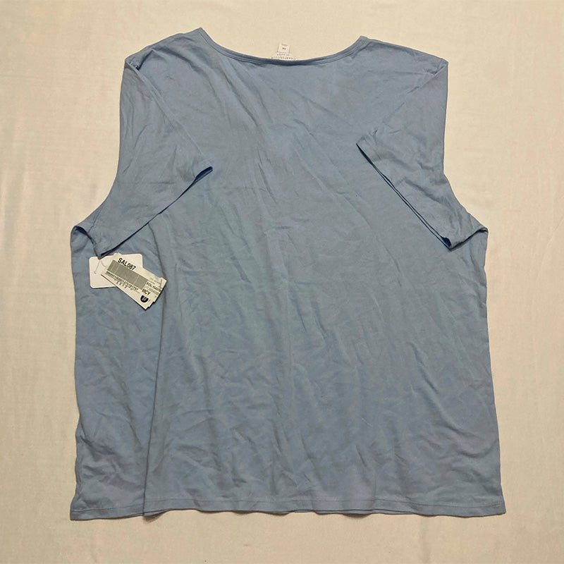 Charter Club Cotton Printed Only Pajama Top 2XL