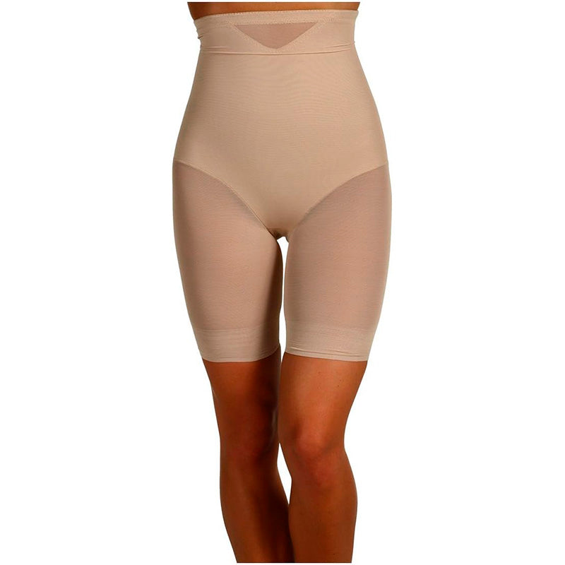 NWD Miraclesuit Shapewear Hi-Waist Thigh Slimmer Nude L