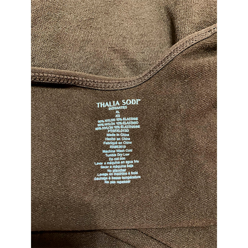 Thalia Sodi Firm Control Shapewear Tank Top Brown XL