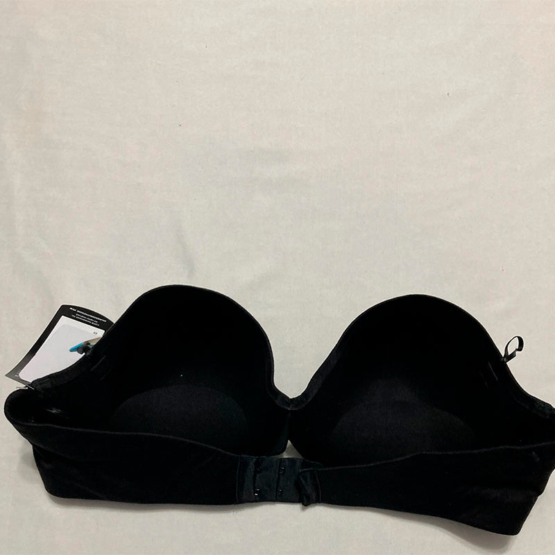 NWD Maidenform Custom Lift Strapless Bra Black 36C