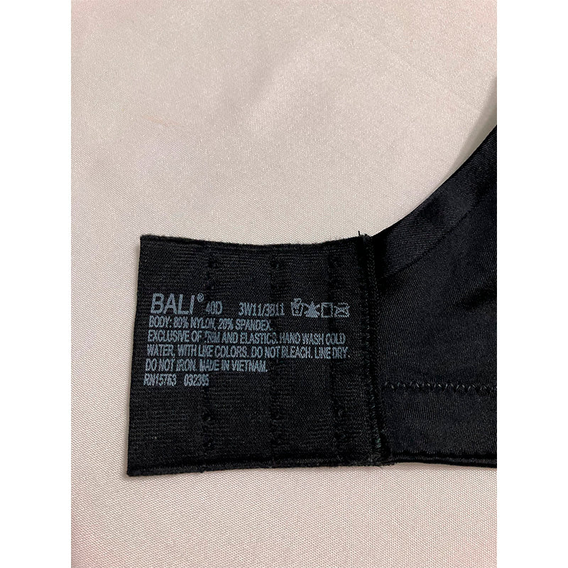 NWD Bali One Smooth U Underwire Bra Black 40D