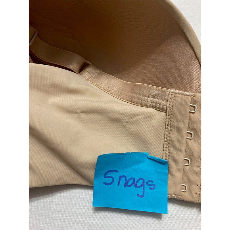 NWD Motherhood Maternity Lightly Lined Wireless Nursing Bra Nude 38D