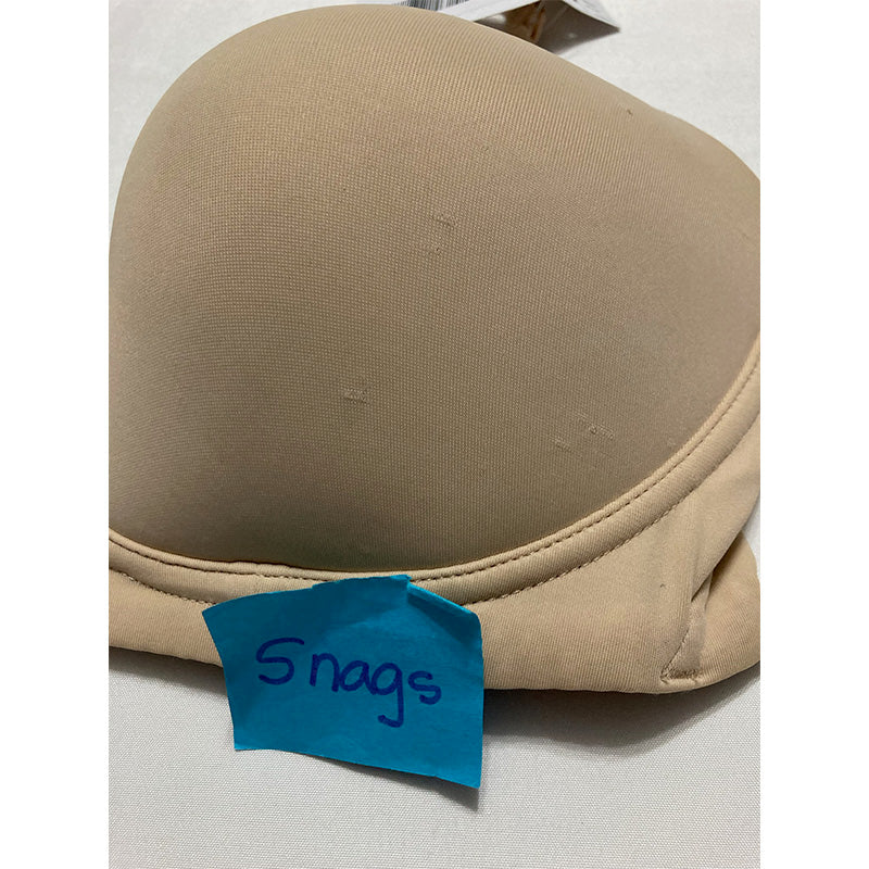NWD Motherhood Maternity Lightly Lined Wireless Nursing Bra Nude 38D