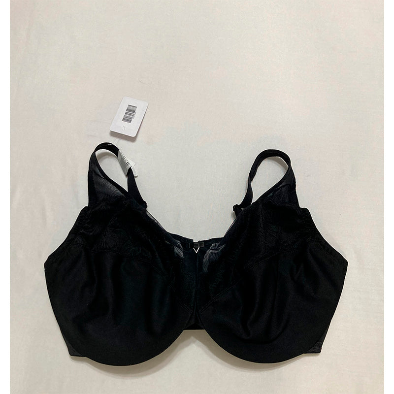 Glamorise Plus Size Wonderwire Black 42H