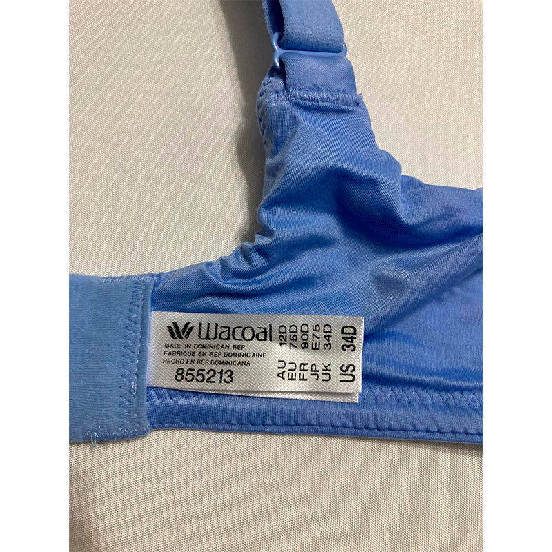 NWD Wacoal Perfect Primer Underwire Bra Blue HYDRANG 34D