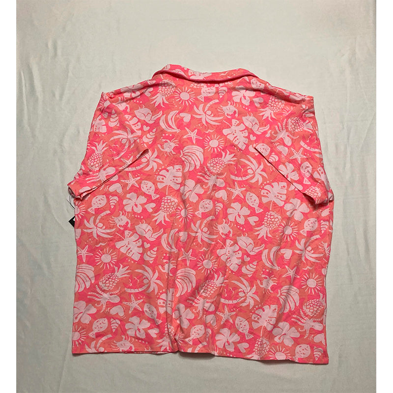 Cuddl Duds Only Sleep Top Coral Floral XL