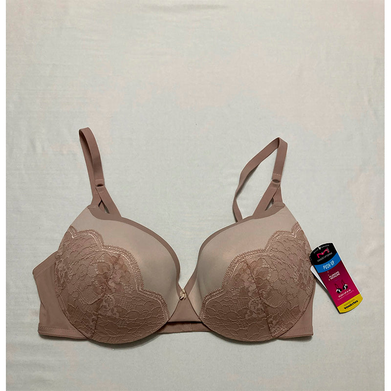 NWD Maidenform Underwire Demi Bra Best Push-Up Nude 40D