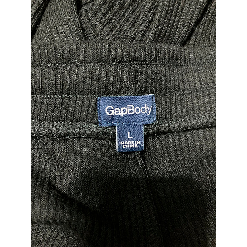 GapBody Drawstring-Waist Only Jogger Pajama Pants Black L