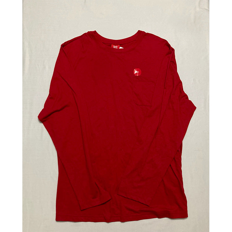 Family Pj Pajama Top Round Neck Men Red