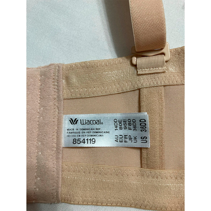 NWD Wacoal Red Carpet Strapless Bra Natural Nude 36DD