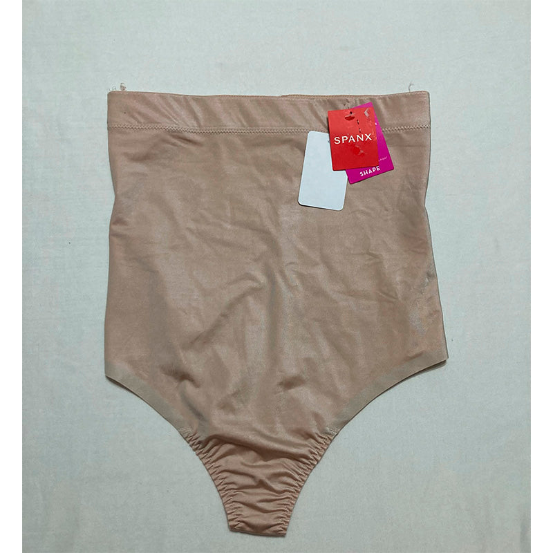 NWD SPANX Fancy High-Waist Thong Champagne Beige LG