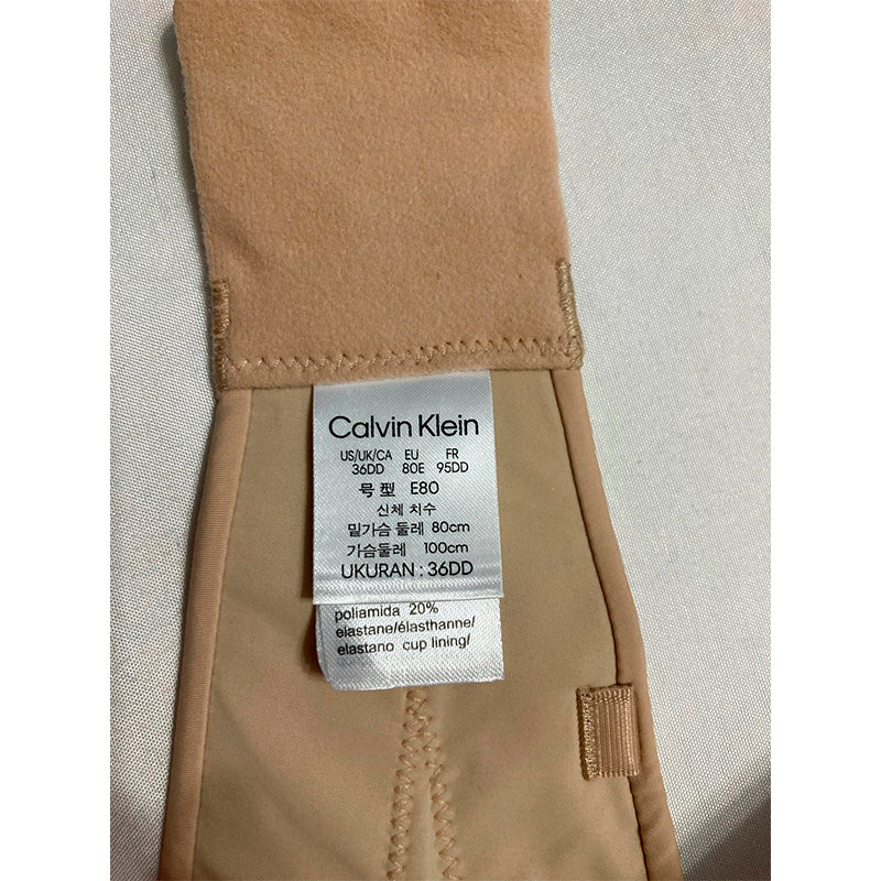 NWD Calvin Klein Push-Up Strapless Bra Bare 36DD