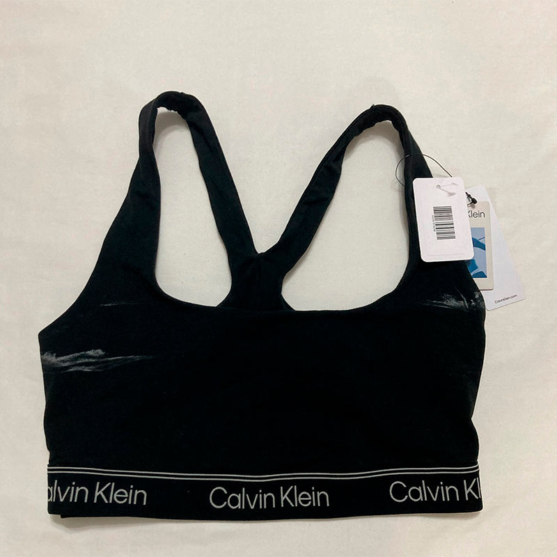 NWD Calvin Klein Athletic Unlined Bralette Black XL