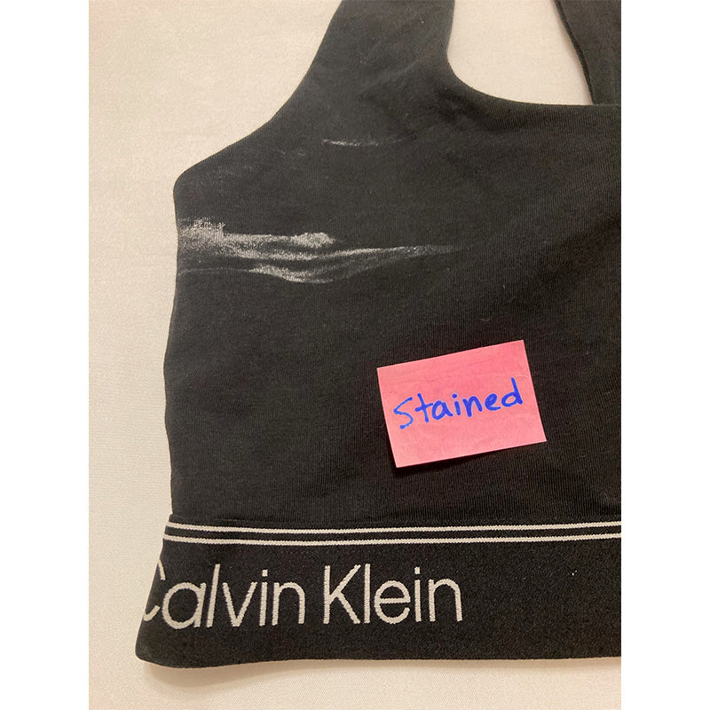 NWD Calvin Klein Athletic Unlined Bralette Black XL