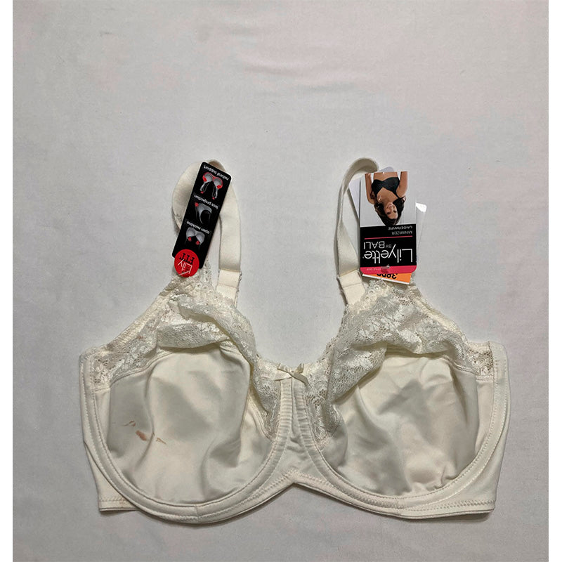 NWD Lilyette Microfiber Minimizer Bra Paris Nude 38DD