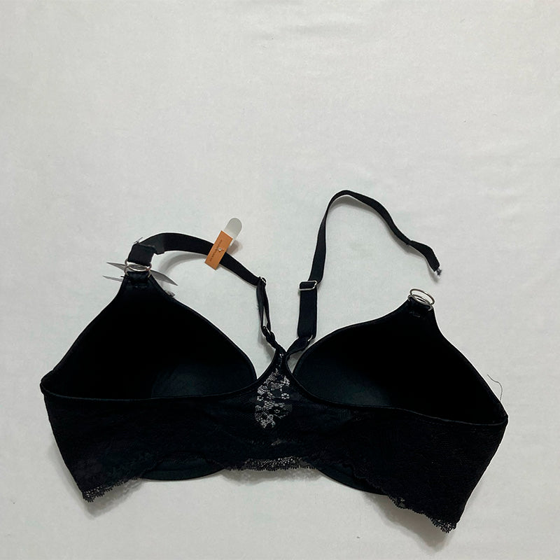 NWD Maidenform Pure Genius T-Back Bra Black 34DD