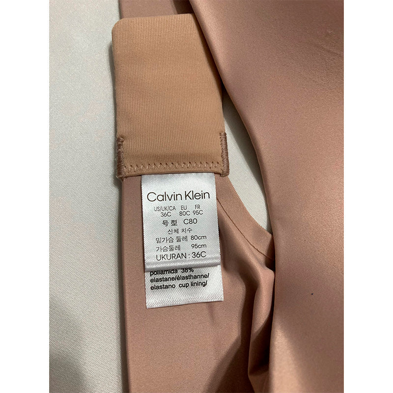 NWD Calvin Klein Touch Lightly Lined Scoop Bra 36C