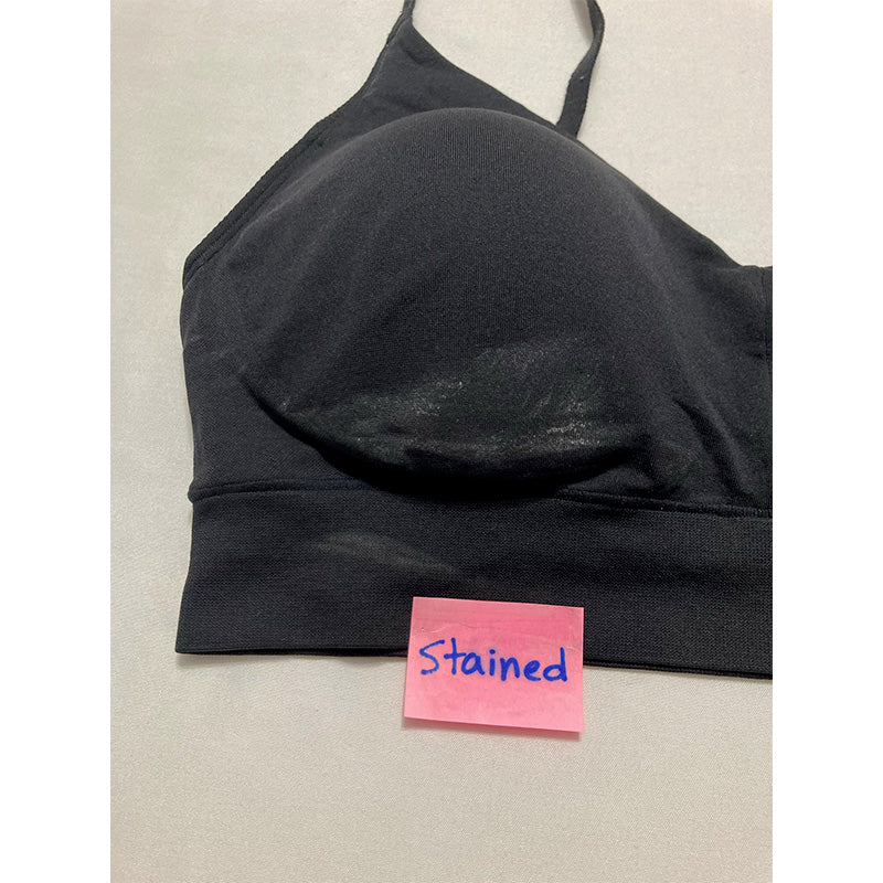 NWD Jockey Bra Top Adjustable Straps Black M