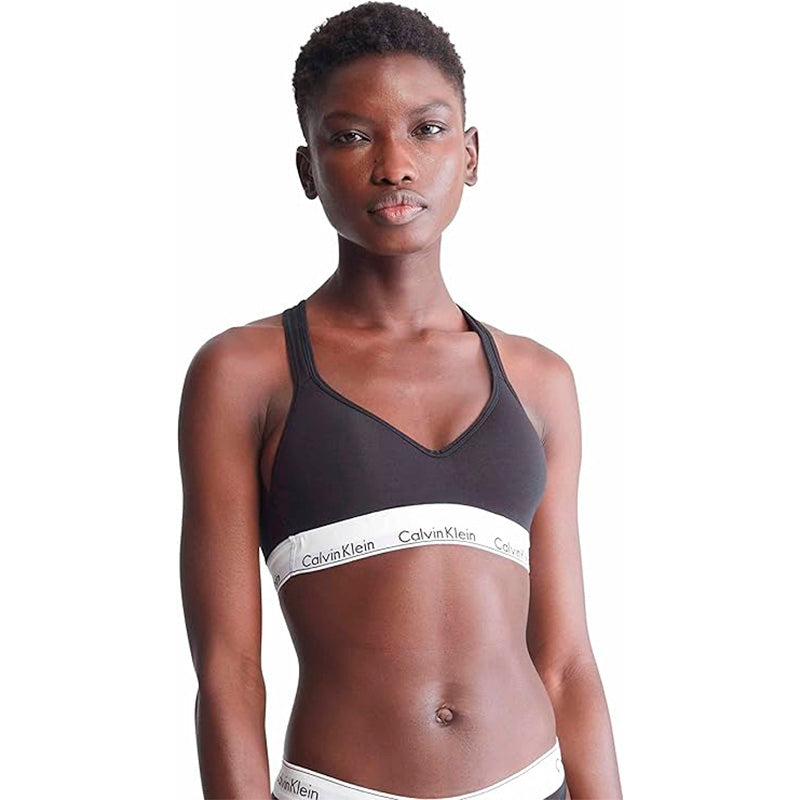 NWD Calvin Klein Modern Cotton Lightly Lined Bralette Black XS