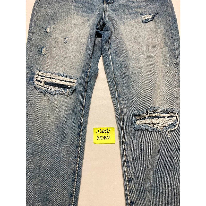 NWD Time True Destroyed Jeans Blue 6