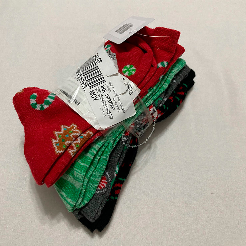 Socks Multipack 4PK Xmas Multicolor 9