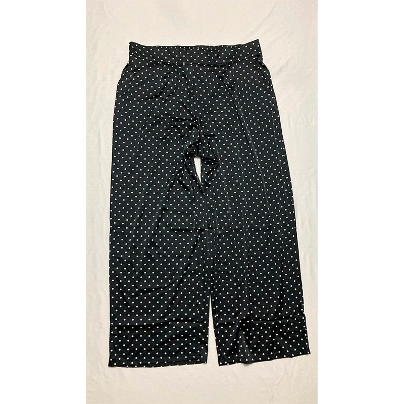 INC Pajama Set 2 Piece Polka Dot Black XL