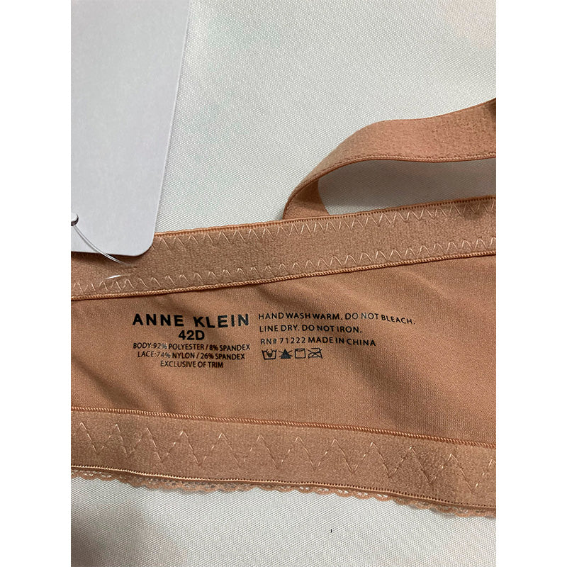 Anne Klein Bra Adjustable Straps Capuccino 42D