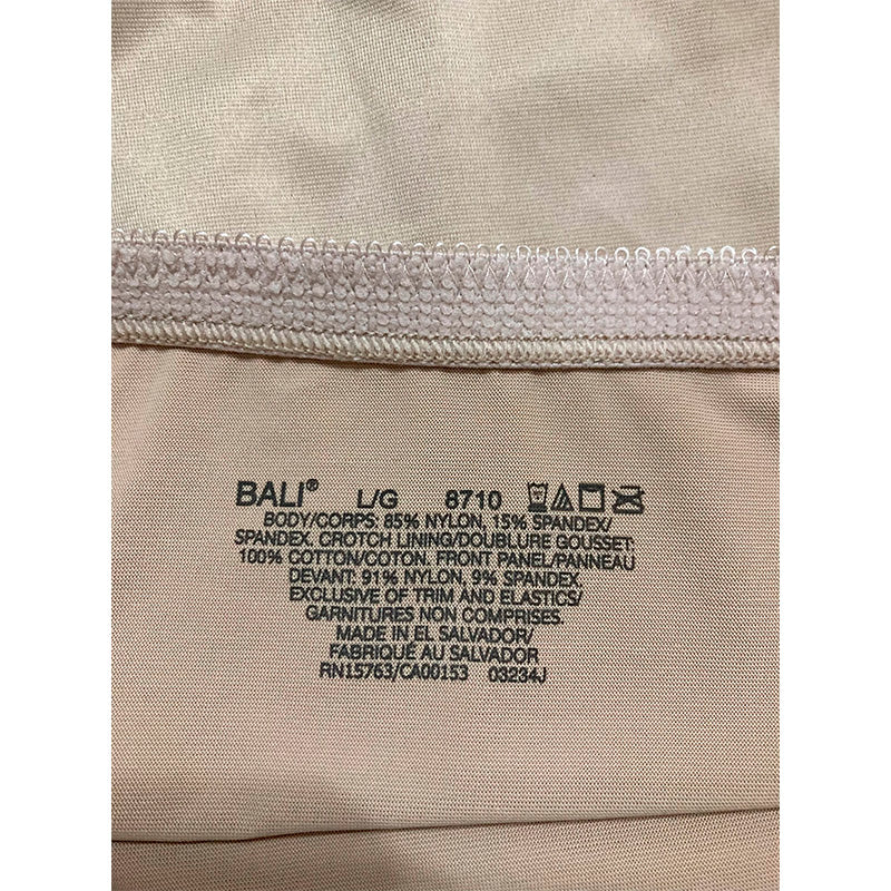 Bali Jacquard Mesh Tummy Panel Firm Control 2-pack Beige/Black L