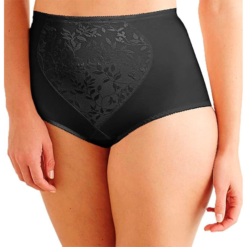Bali Jacquard Mesh Tummy Panel Firm Control 2-pack Beige/Black L