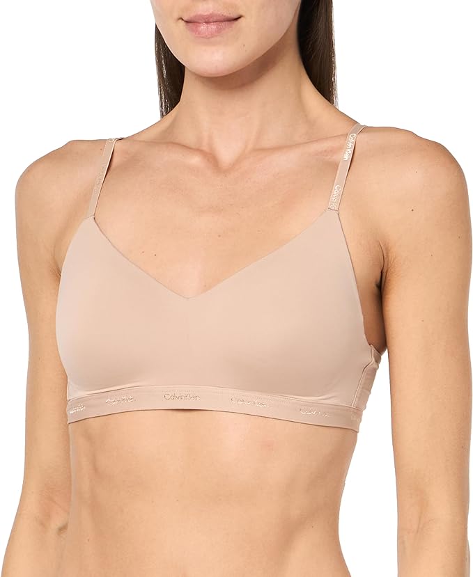 NWD Calvin Klein Form to Body Lightly Lined Bralette Beige M
