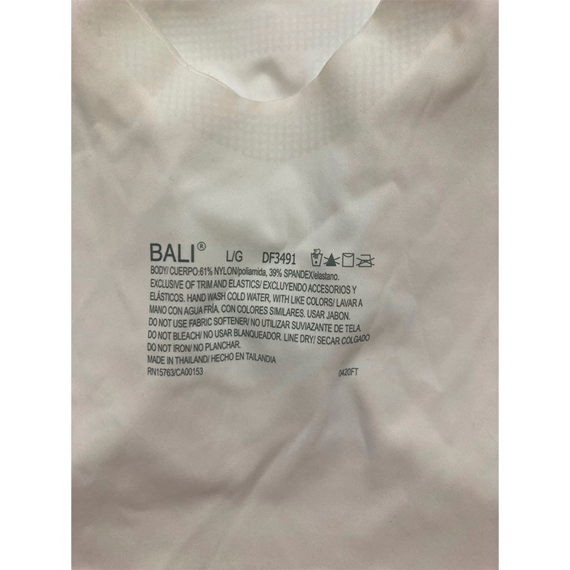 NWD Bali Wireless T-Shirt Bra Wireless Full-Coverage Bra White L