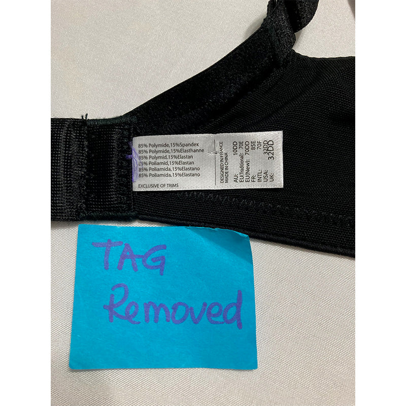 Unbranded Bra Adjustable Straps Black 32DD