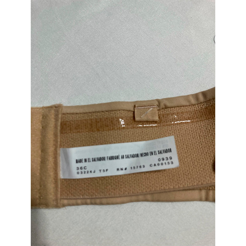 NWD Lilyette Tailored Strapless Minimzer Bra Body Beige 36C
