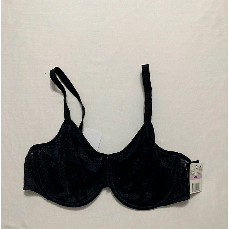 NWD Wacoal Visual Effects Minimizer Bra Black 40D