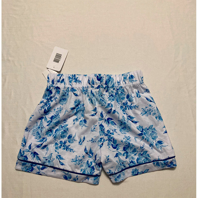 Max & Olivia Pajama Short Wistband With Bow Blue L