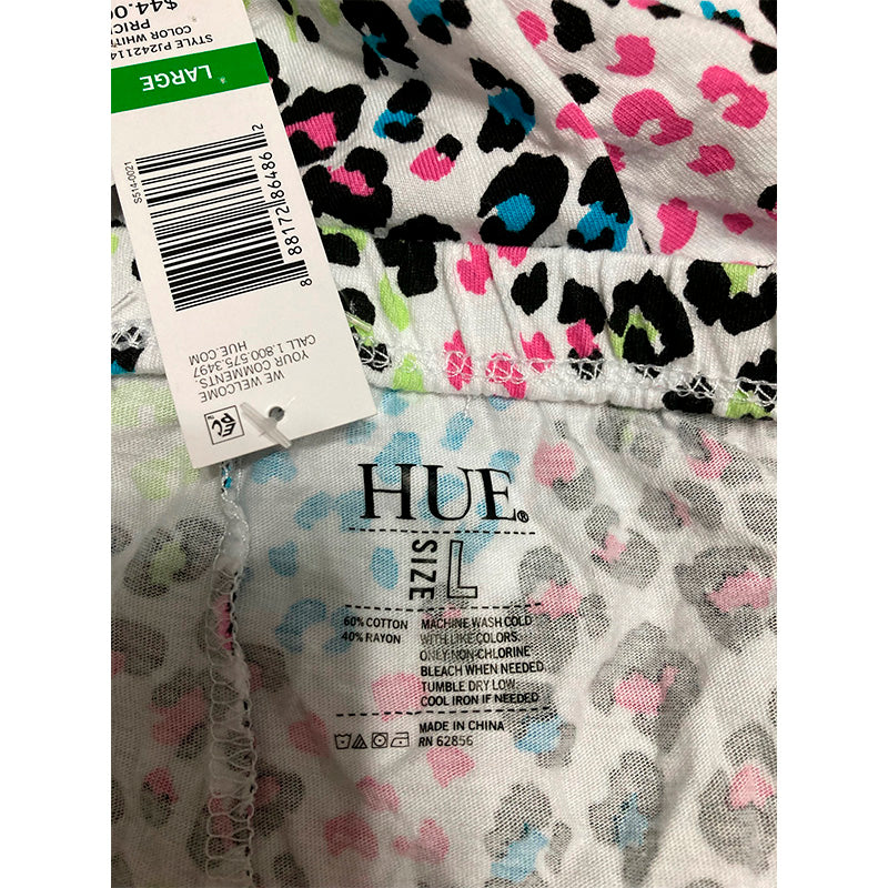 HUE Sleep Pants Animal Print Multicolor L