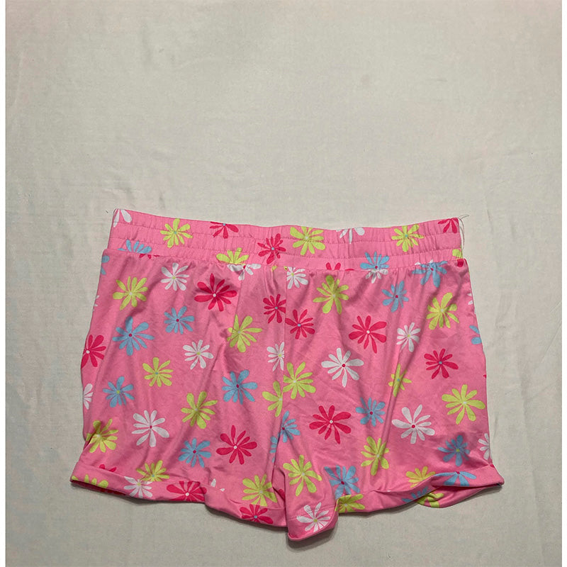 Roudelain Sleep Short Waist Band Pink Floral L