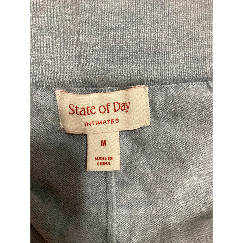 State Of Day Only Sleep Pants Waistband Grey M