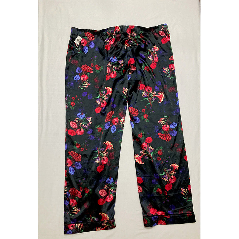 INC Sleep Pants Black Multifloral 2XL