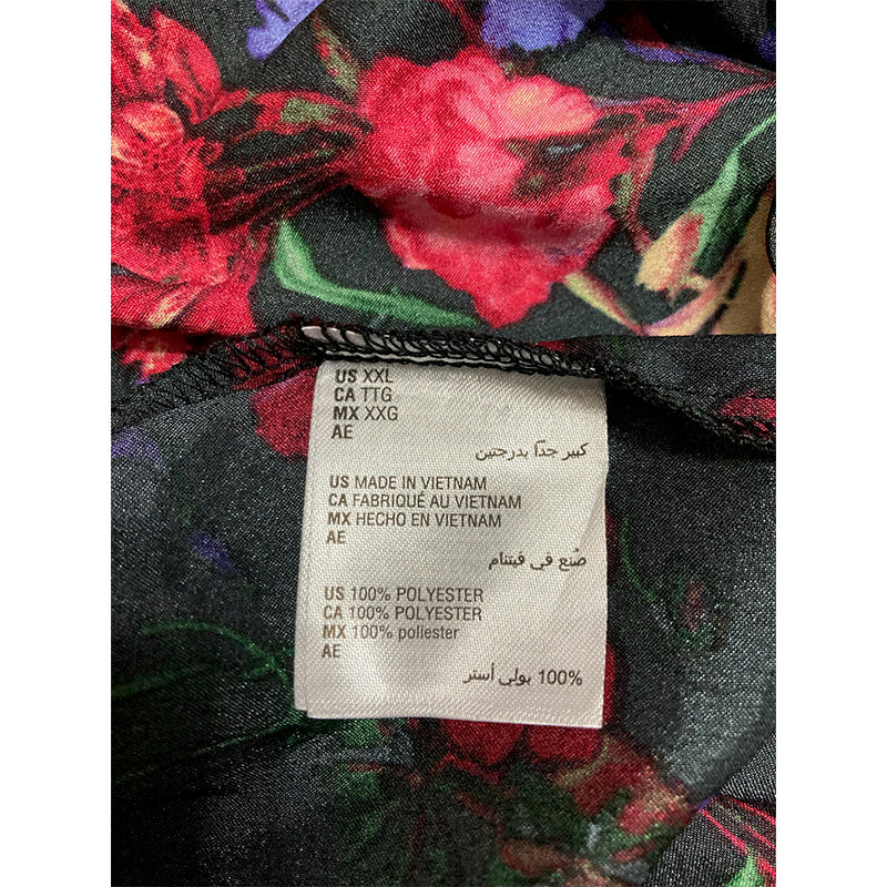 INC Sleep Pants Black Multifloral 2XL
