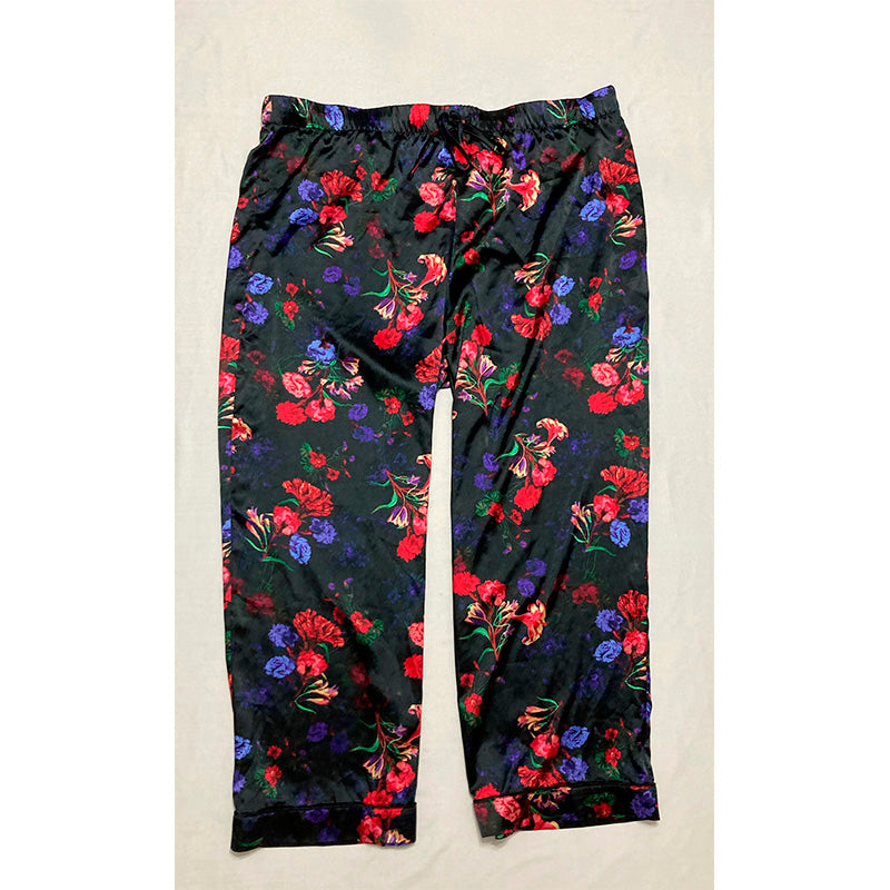 INC Sleep Pants Black Multifloral 2XL