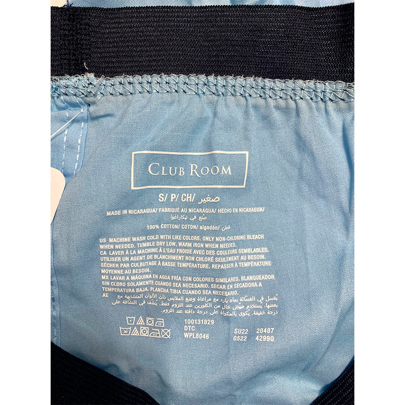Club Room Activewear Waist Band Blue S