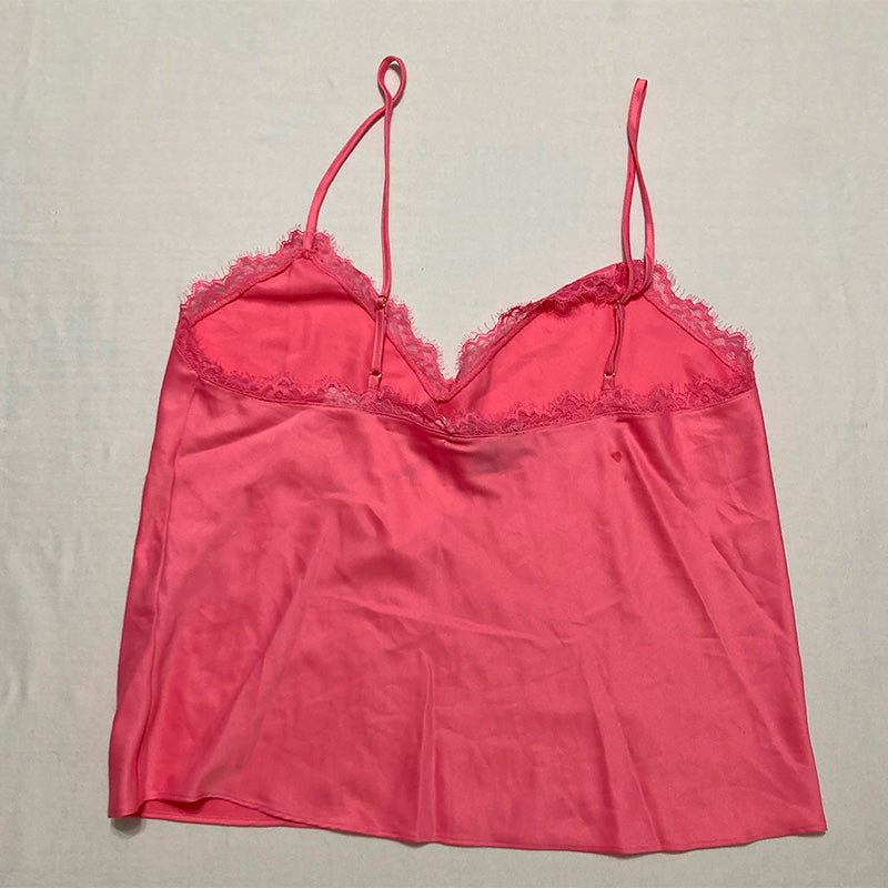 INC Pajama Top Adjustable Straps Pink M