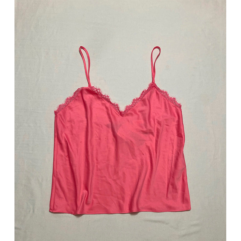 INC Pajama Top Adjustable Straps Pink M