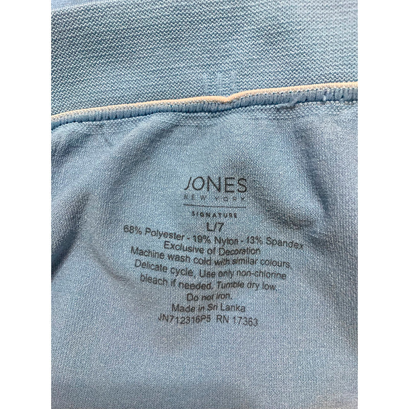 Jones New York Blue Logo Band L