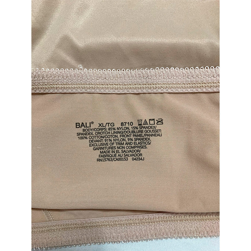 Bali Tummy Panel Firm Control Shapewear Brief Nude XL