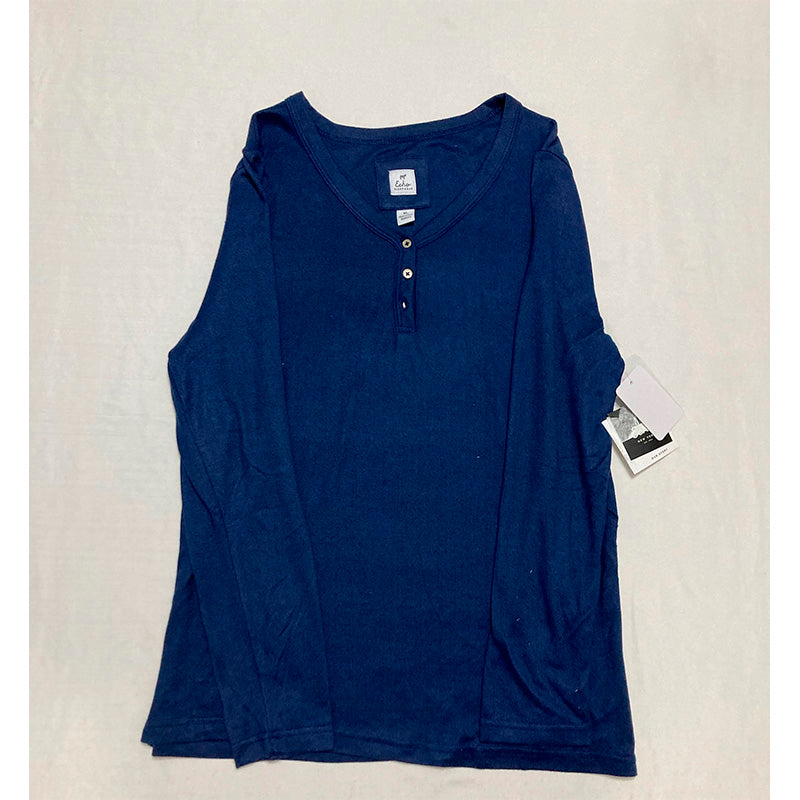 Echo Pajama Top V Neck Navy XL